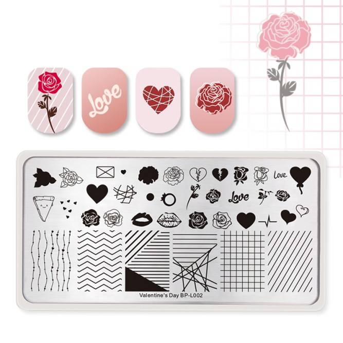 Valentines Day -L002 Stamping Plate