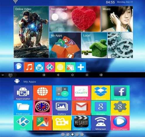 MXQ Pro 4K Launcher