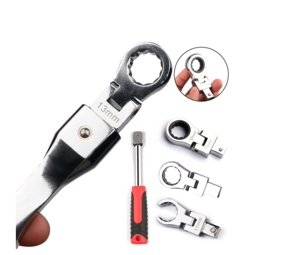 20 Pieces Changeable Flex Ratchet Wrench Set