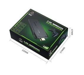 4K Ultra HD Game Stick + 2 x Wireless Controllers Gamepad Set