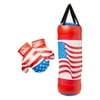 USA  Boxing Children's Pretend Play Toy Boxing Play Set w/ Stuffed Punching Bag, Pair of Soft Padded Boxing Gloves