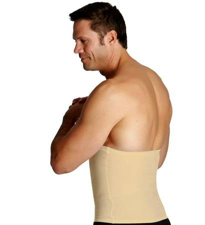 Insta Slim Men's Nude Compression Firming Supportive Posture Belt (XL)