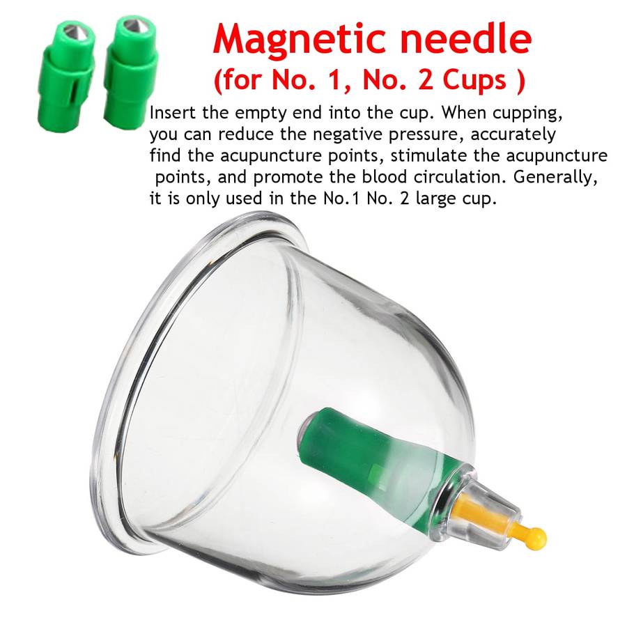 24Pcs Cups Vacuum Cupping Set Massage Pain Relief Health Care Vacuum Suction Cupping Kit Suction Massager Chinese Body Healthy Care - image 4 of 11