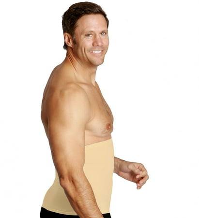 Insta Slim Men's Nude Compression Firming Supportive Posture Belt (XL)