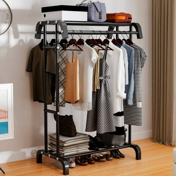 Double Pole Durable Clothes Hanger