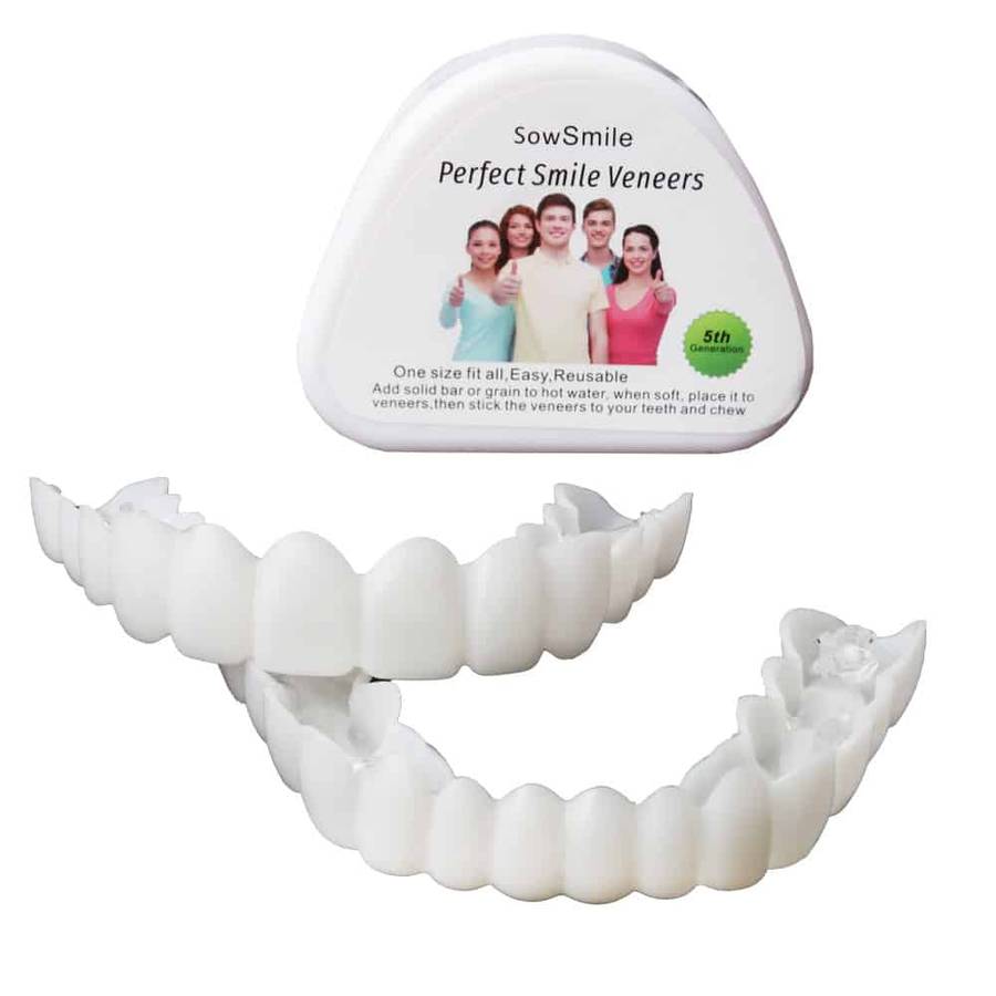 SowSmile Snap-on-Smile Soft Silicon False Teeth Cover Veneers