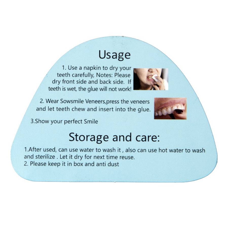 SowSmile Snap-on-Smile Soft Silicon False Teeth Cover Veneers