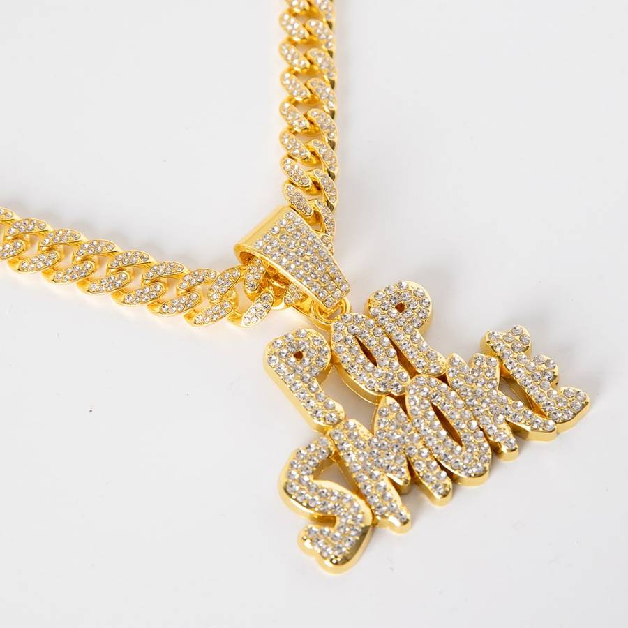 Pop Smoke Inspired Cuban Hip Hop Pendant (Gold)