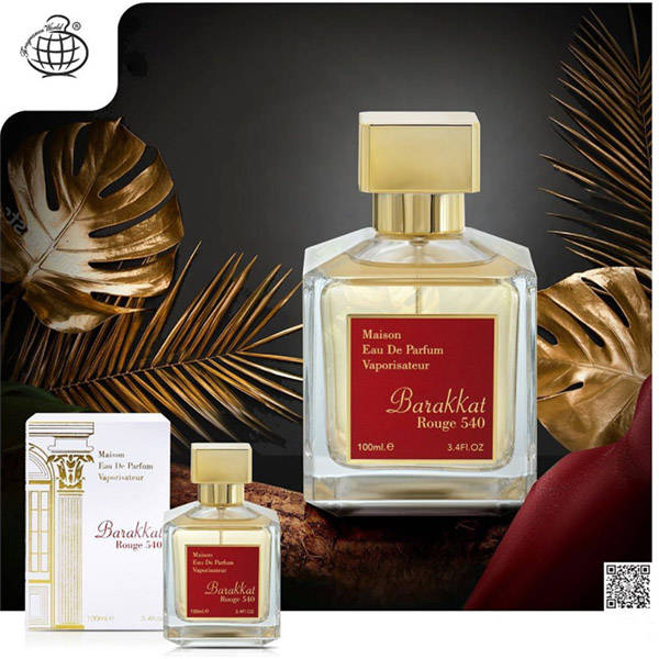 Fragrance World Barakkat Rouge 540 100 ml Eau De Parfum Sweet scent