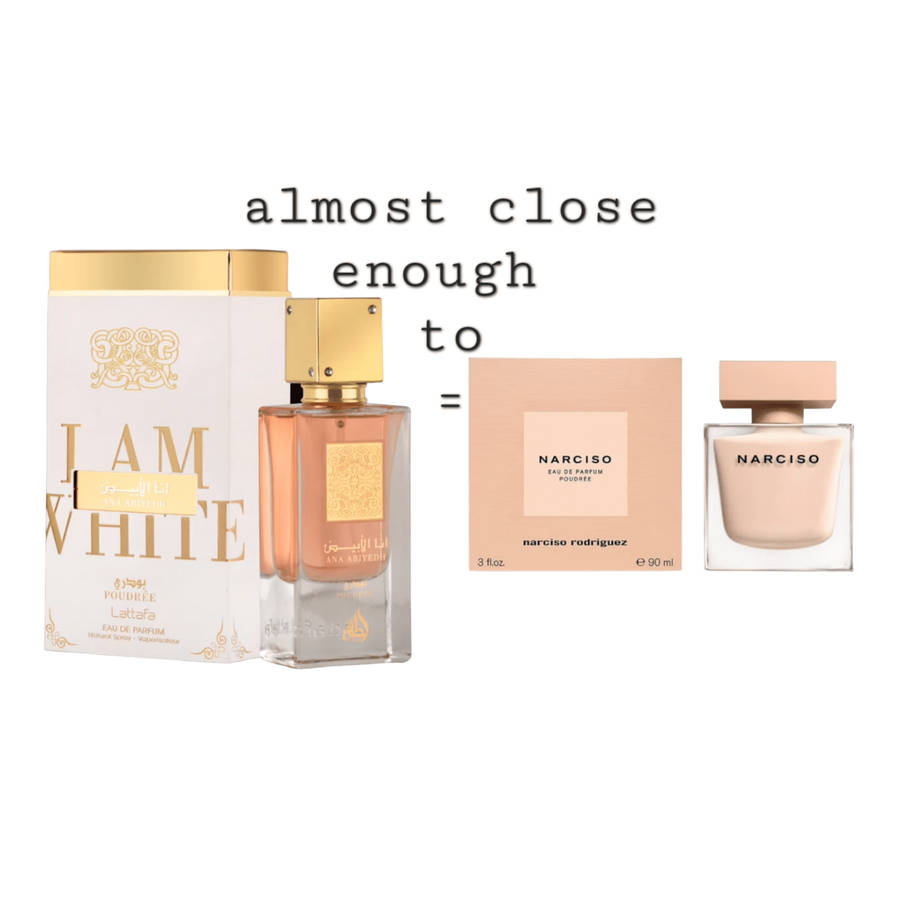 Lattafa Ana Abiyedh Poudree 60 ml Eau De Parfum Sweet scent