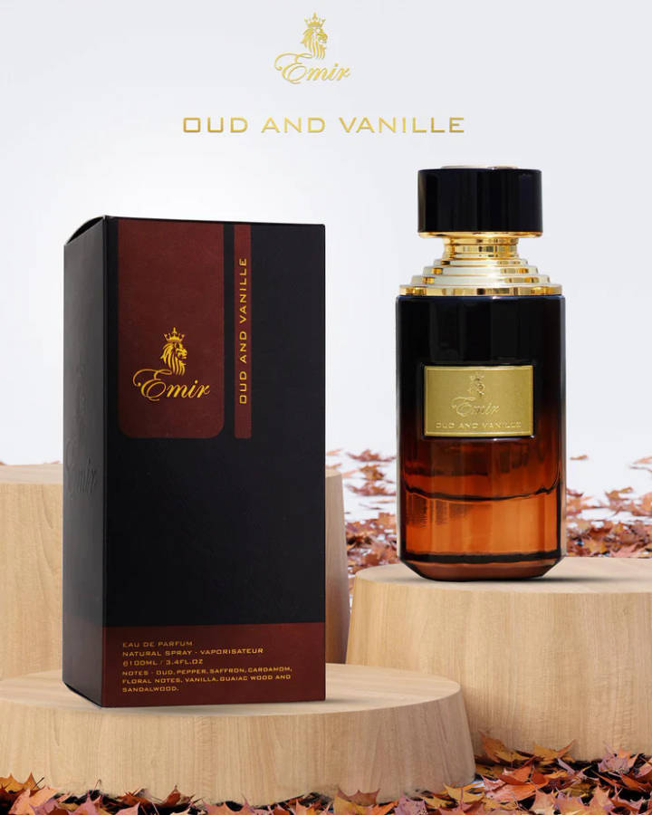 Paris Corner Emir Oud and Vanille 100 ml Eau De Parfum Oud scent