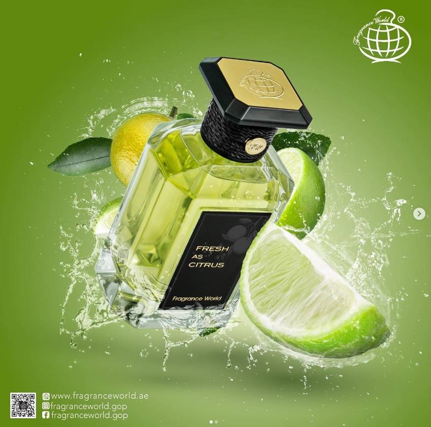 Fragrance World Fresh As Citrus 100 ml Eau De Parfum Fresh scent