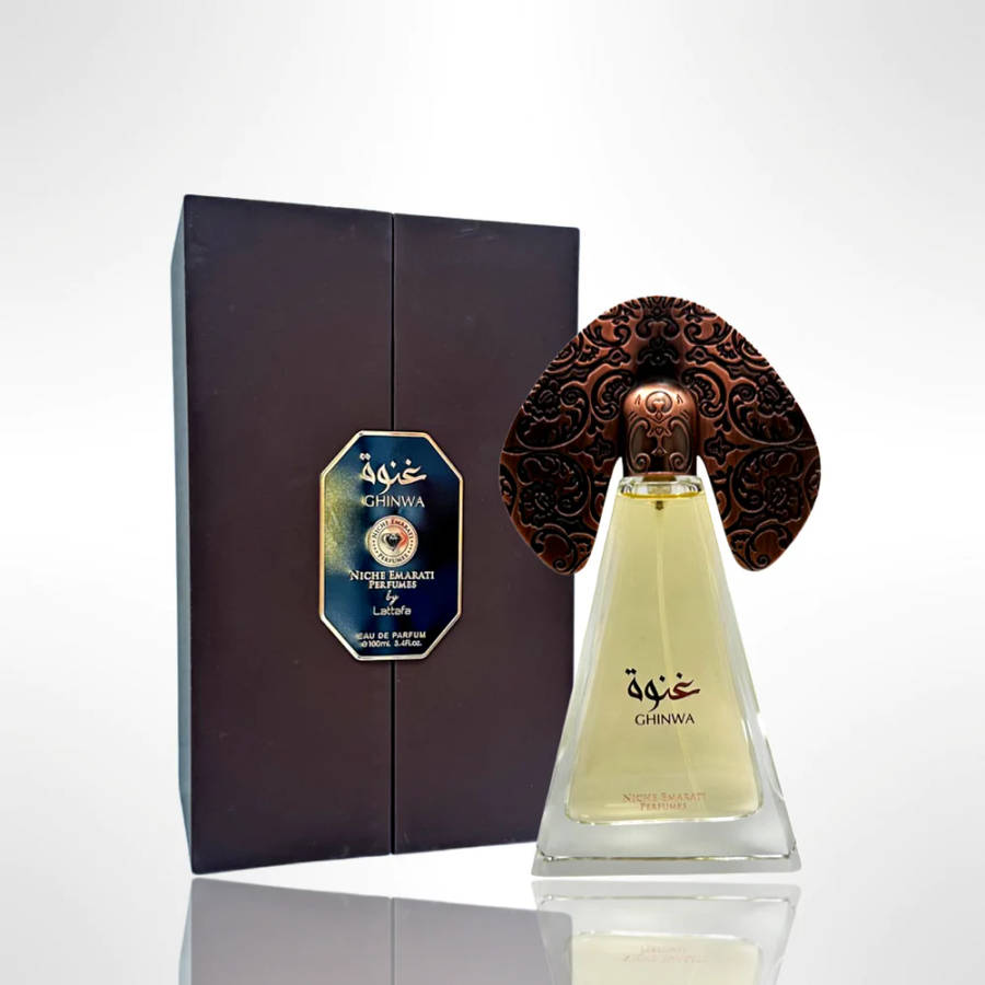 Lattafa Niche Emarati Ghinwa 100 ml Eau De Parfum Fresh Woody scent