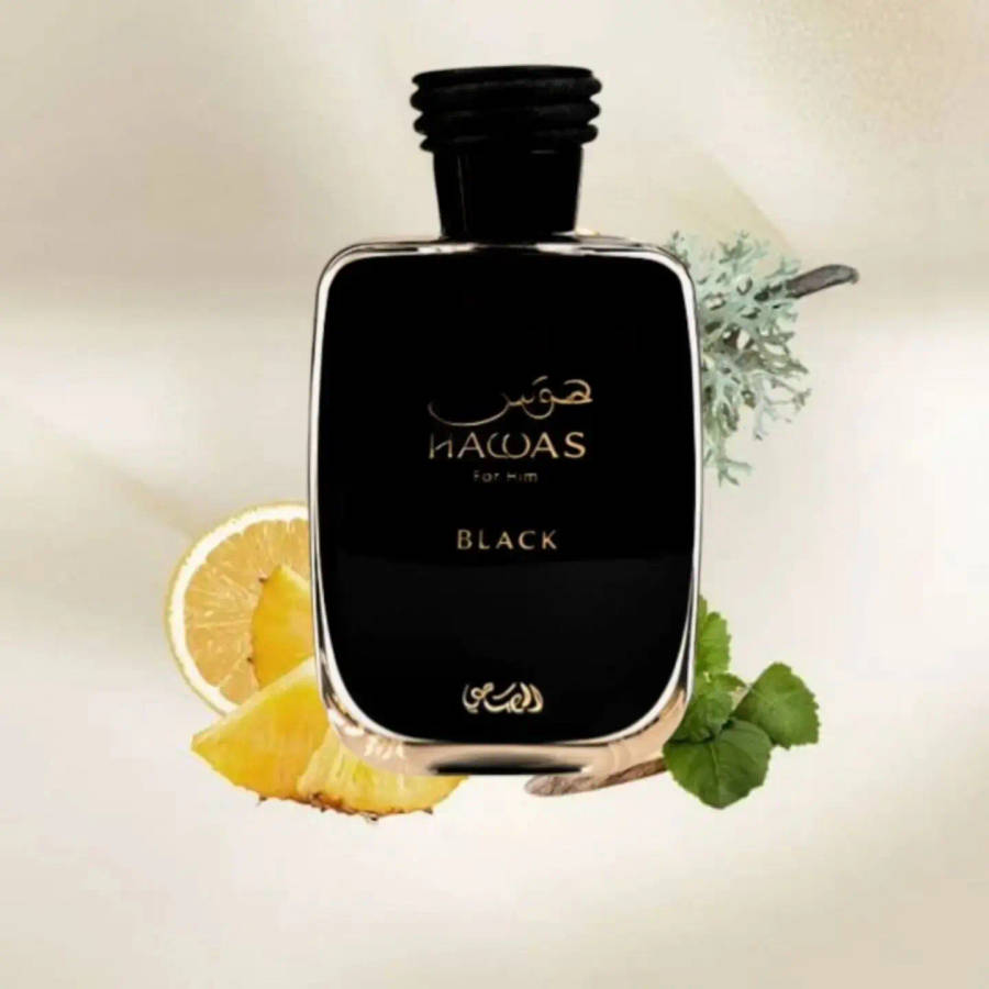 Rasasi Hawas Black 100 ml Eau De Parfum Fresh Woody scent