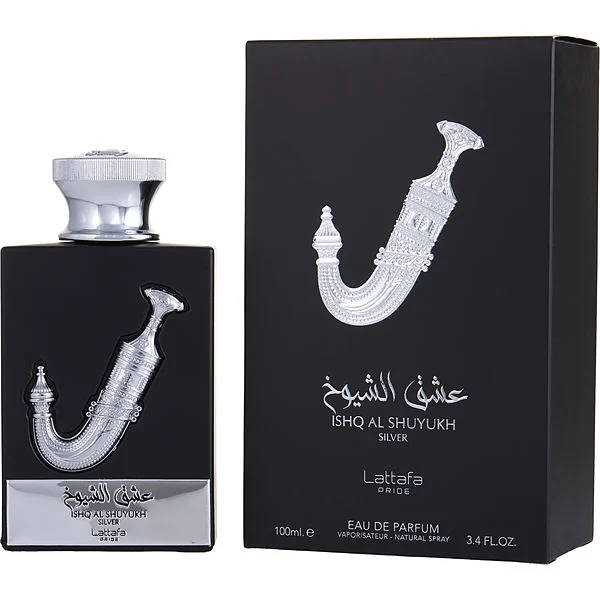 Lattafa Ishq Al Shuyukh Silver 100 ml Eau De Parfum Sweet scent