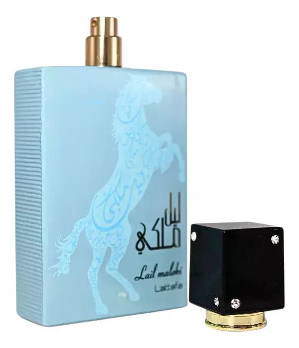 Lattafa Lail Maleki Moroccan Blue 100 ml Eau De Parfum Fresh Spicy scent
