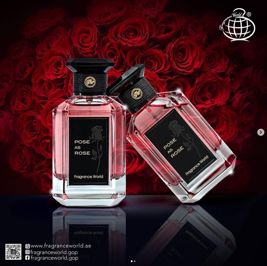 Fragrance World Pose As Rose 100 ml Eau De Parfum Floral scent