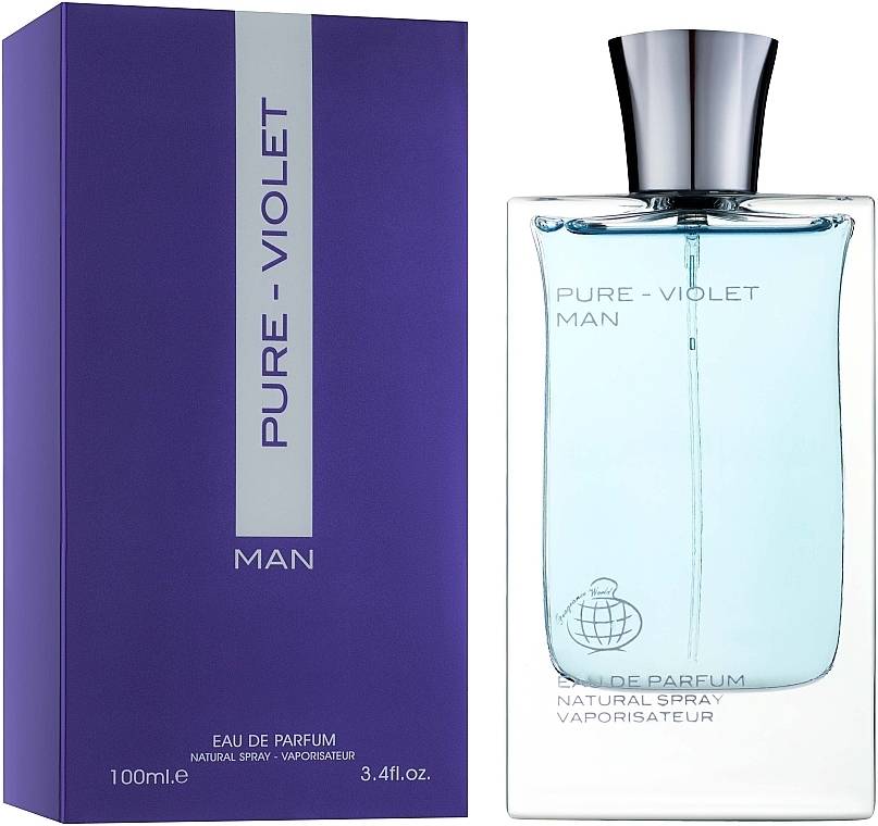 Fragrance World Pure Violet Man 100 ml Eau De Parfum Spicy scent