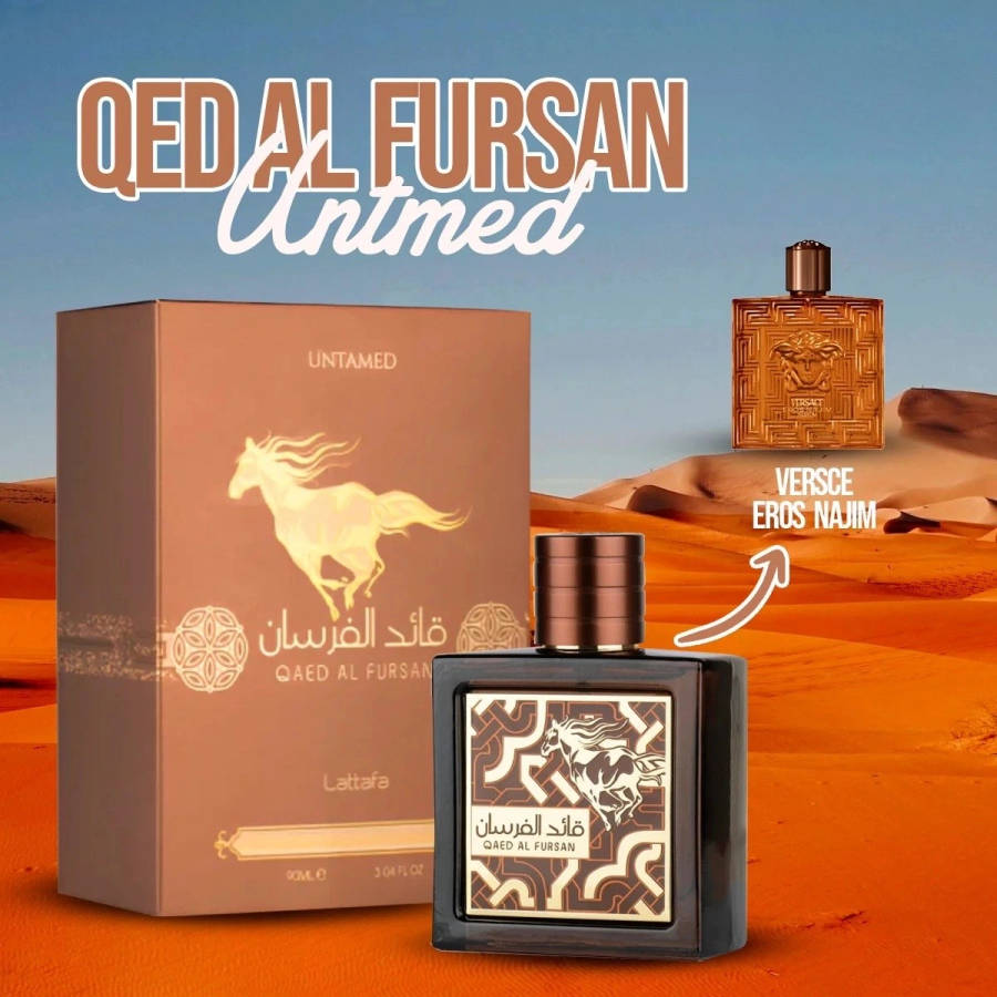 Lattafa Qaed Al Fursan Untamed 90 ml Eau De Parfum Amber scent