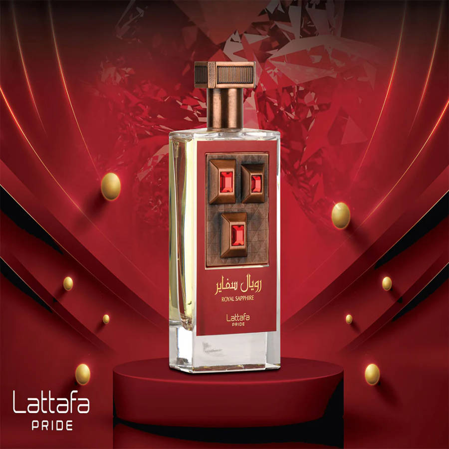 Lattafa Royal Sapphire 100 ml Eau De Parfum Fresh Amber scent