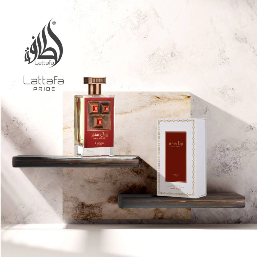Lattafa Royal Sapphire 100 ml Eau De Parfum Fresh Amber scent