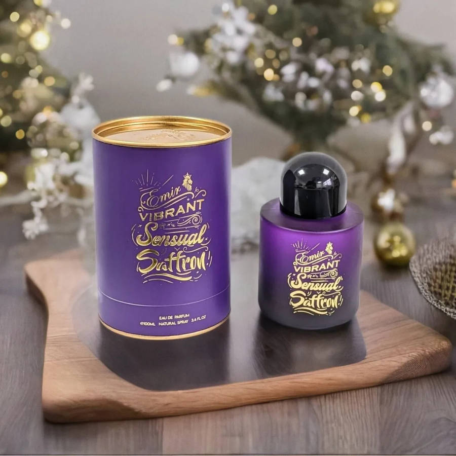 Paris Corner Emir Vibrant Sensual Saffron 100 ml Eau De Parfum Leather scent