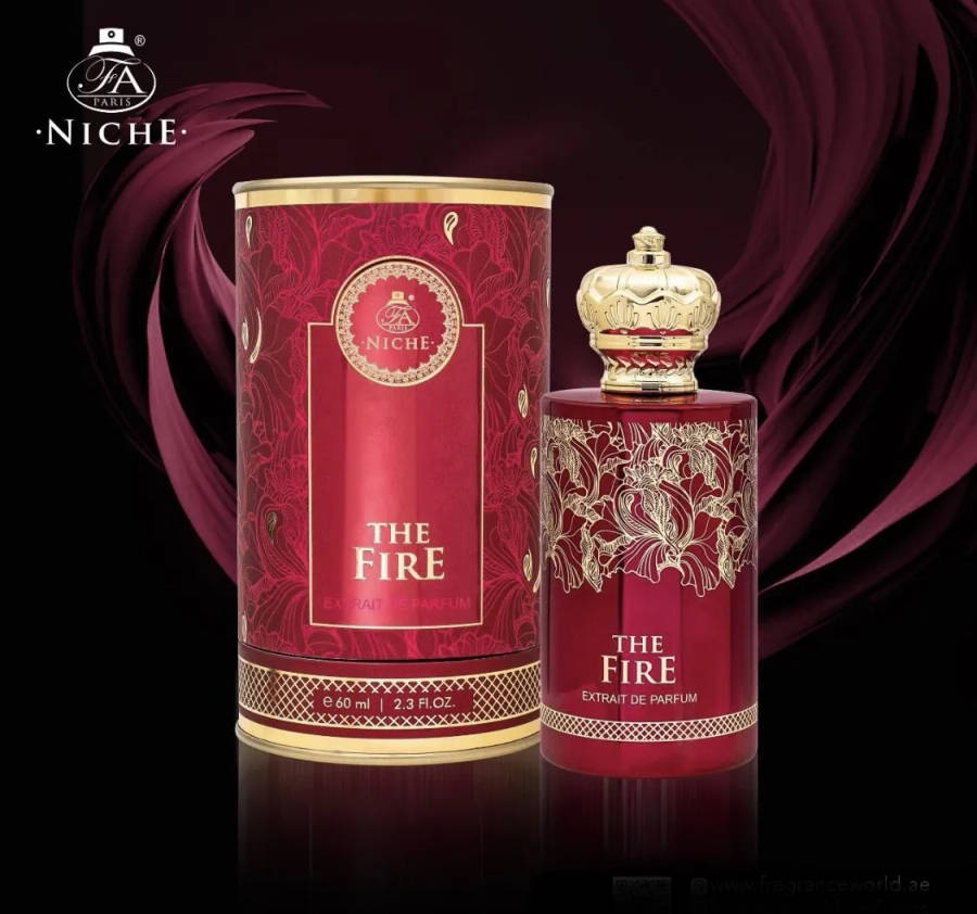 Fragrance World Niche The Fire 60 ml Eau De Parfum Amber scent