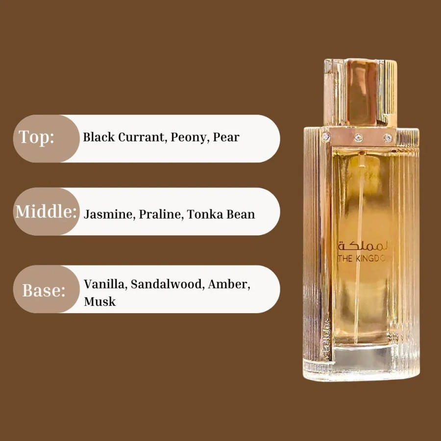 Lattafa The Kingdom Women 100 ml Eau De Parfum Tobacco scent