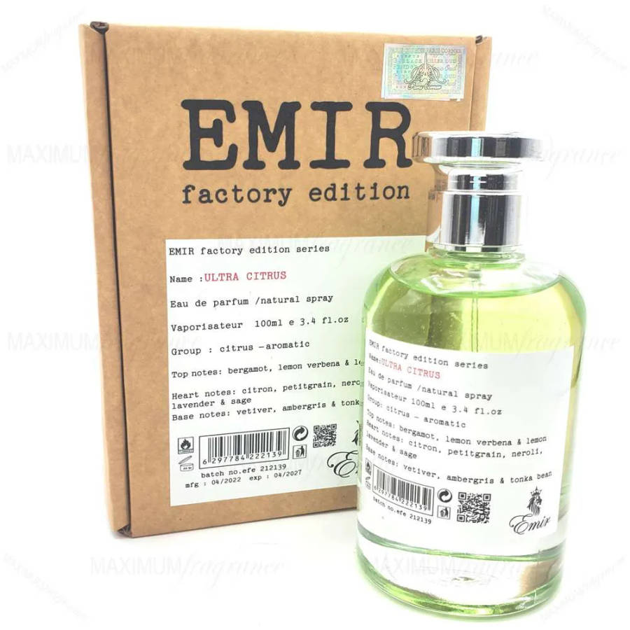 Paris Corner Emir Ultra Citrus 100 ml Eau De Parfum Fresh scent