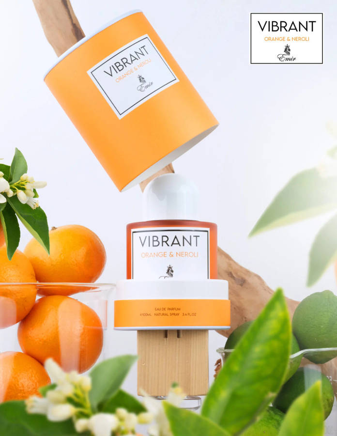 Paris Corner Emir Vibrant Orange & Neroli 100 ml Eau De Parfum Fresh scent