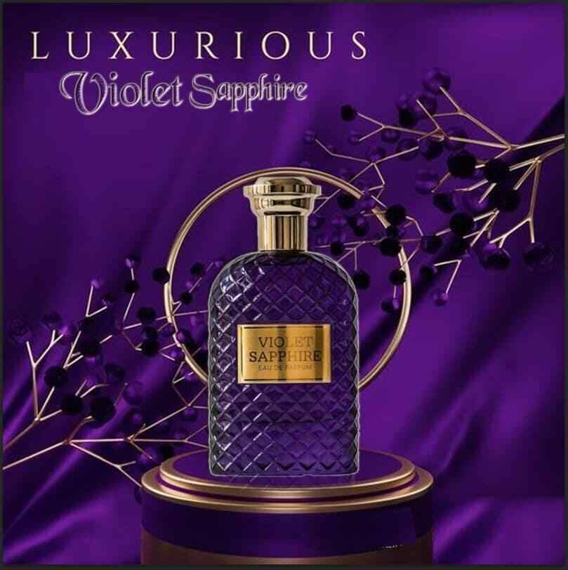 Fragrance World Violet Sapphire 100 ml Eau De Parfum Sweet scent