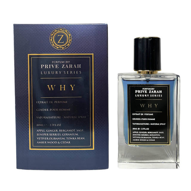 Prive Zarah Why 80 ml Extrait De Parfum Fresh scent