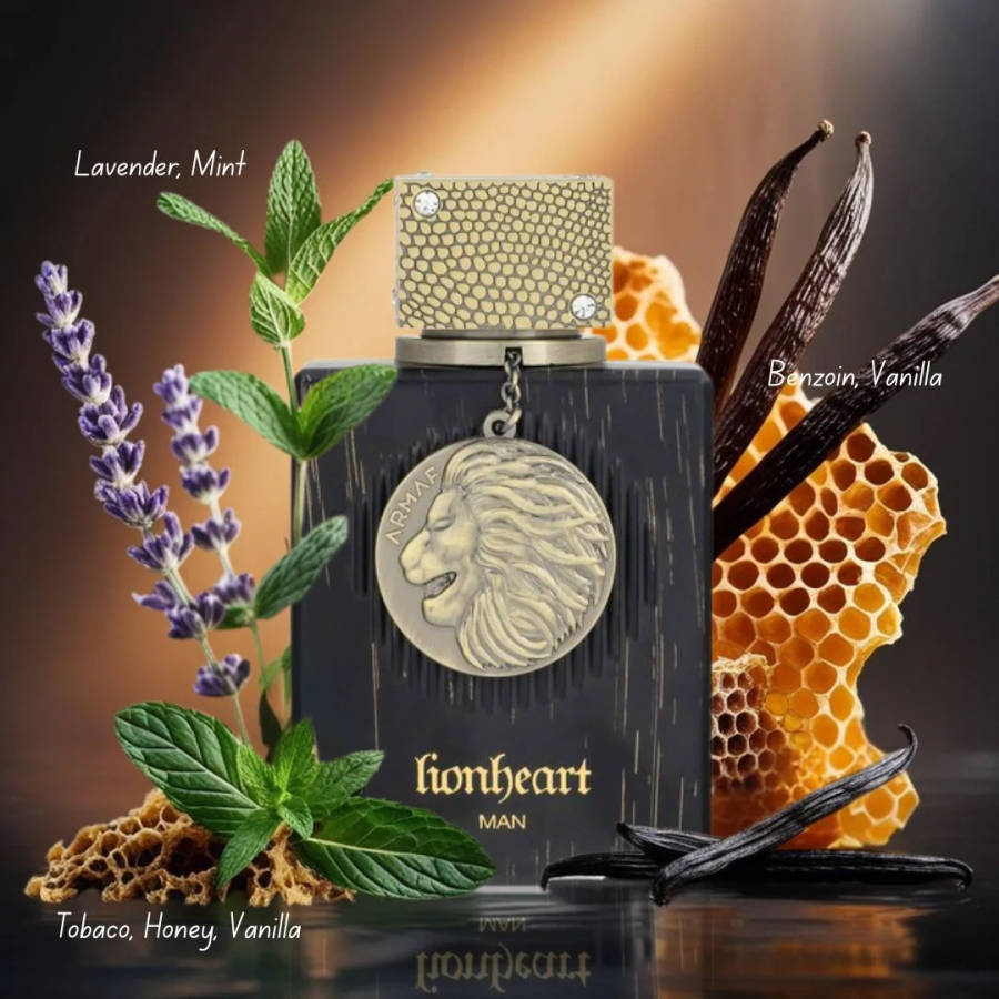Armaf Lionheart Man 100 ml Eau De Parfum Sweet Spicy scent