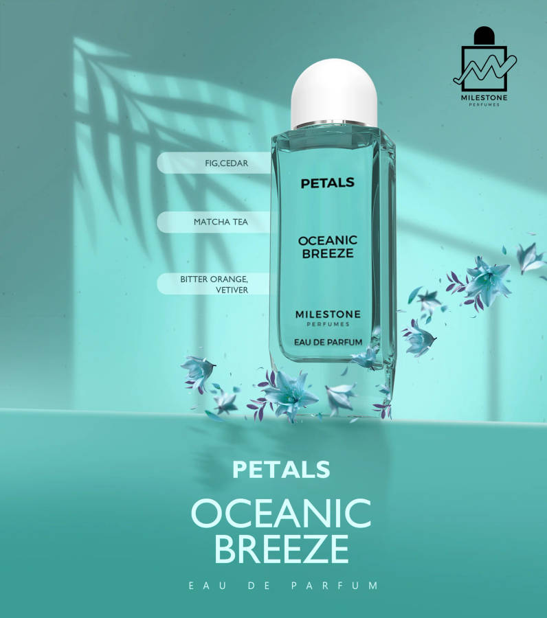 Milestone Perfumes Petals Oceanic Breeze 100 ml Eau De Parfum Fresh scent