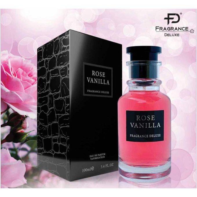 Fragrance Deluxe Rose Vanilla 100 ml Eau De Parfum Floral scent