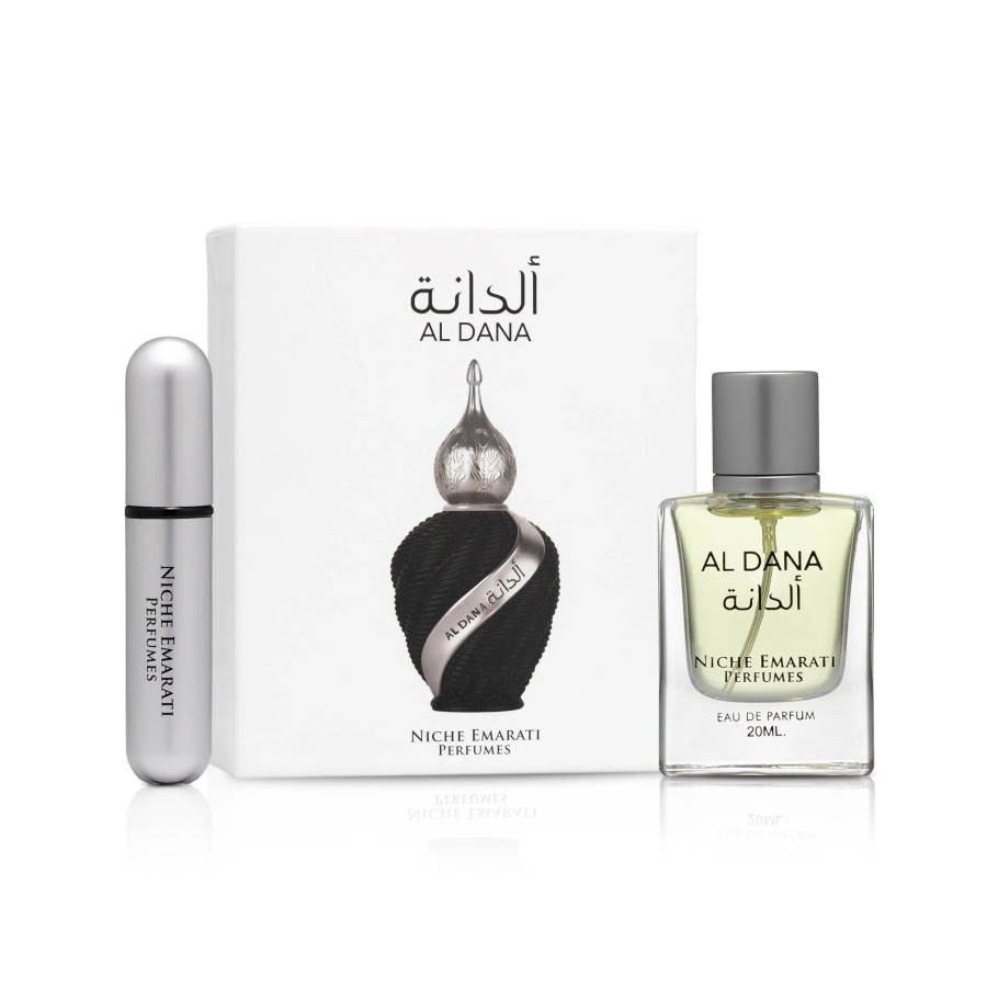 Lattafa Niche Emarati Al Dana 20 ml Eau De Parfum Fresh Woody scent