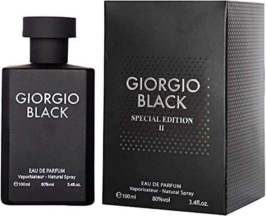 Fragrance World Giorgio Black Special Edition II 100 ml Eau De Parfum Sweet scent