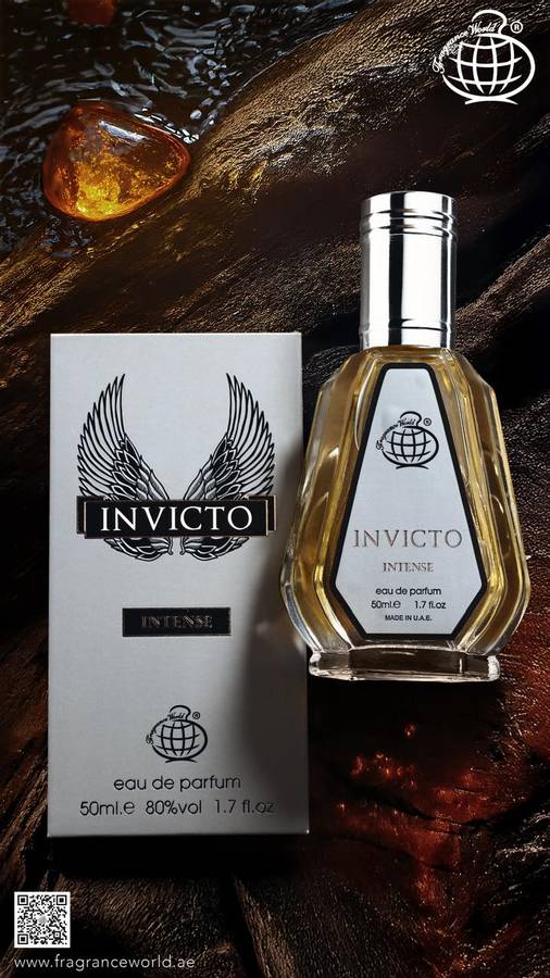Fragrance World Invicto Intense 50 ml Eau De Parfum Fresh scent