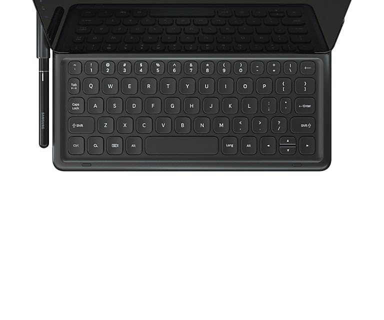 Samsung Galaxy Tab S4 Book Cover Keyboard, Black (tablet sold separately)