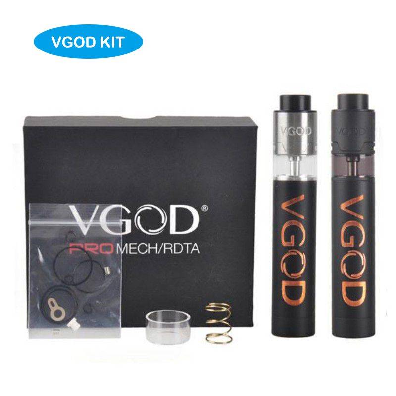 Top quality VGOD Pro Mech Mod Kit clone 24mm Diameter vape mod 5 Large Vent Holes 510 Connecttion with VGOD trick pro tank
