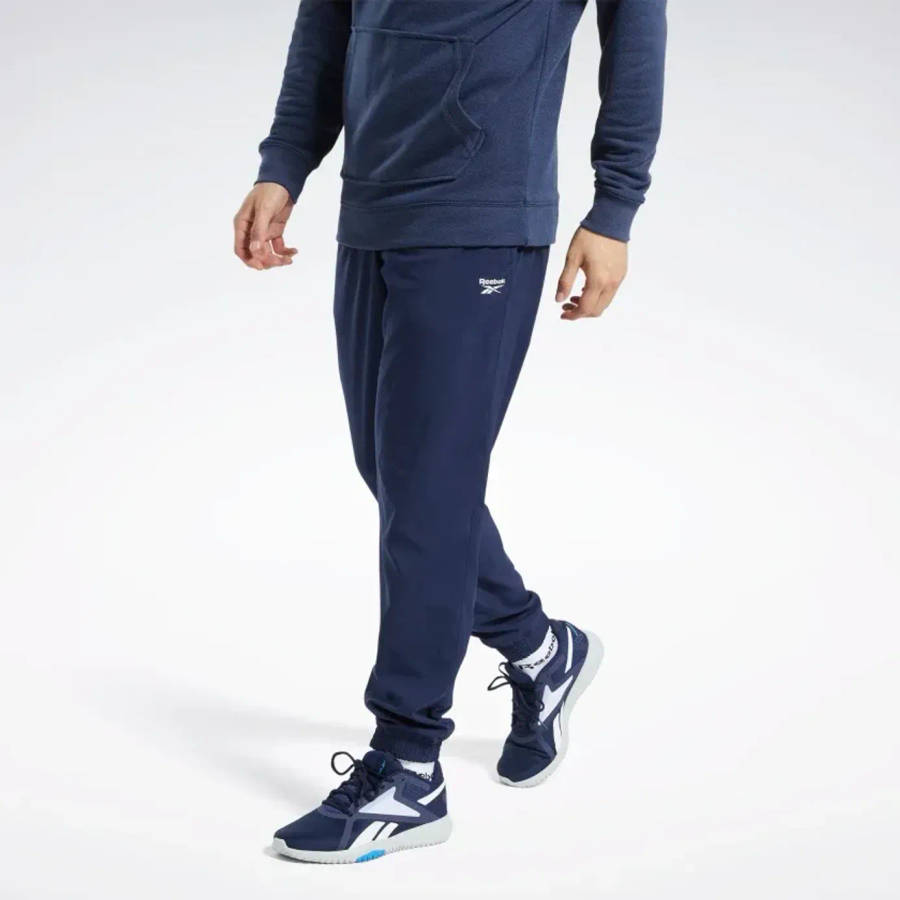 REEBOK WOOVEN TRACKPANTS NAVY