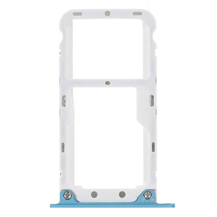 OEM Dual SIM Micro SD Card Tray Holder Spare Part for Xiaomi Redmi 5 Plus (China) - Blue