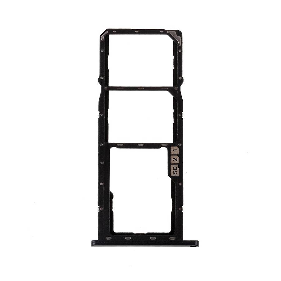 OEM SIM MicroSD Card Tray Holder Spare Part for Asus Zenfone Max (M2) ZB633KL - Black