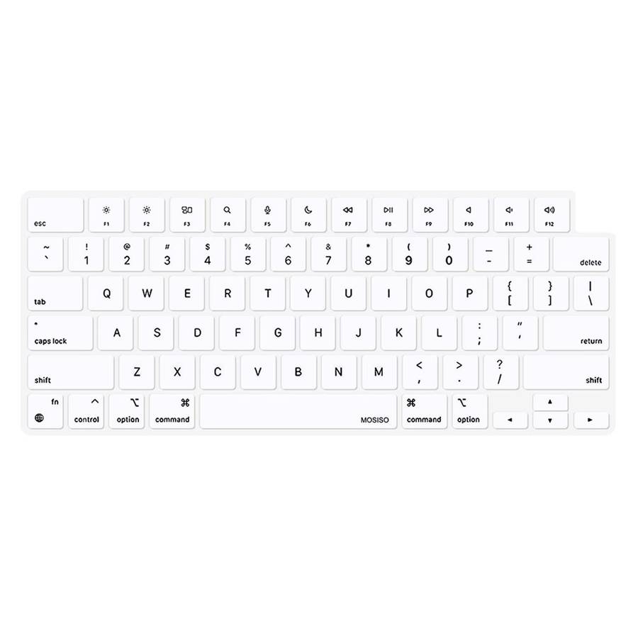 MacBook Pro 14.2 / Pro 16.2 / Air 13.6 / Air 15.3 ENKAY US Version Keyboard Cover Soft Silicone Prot