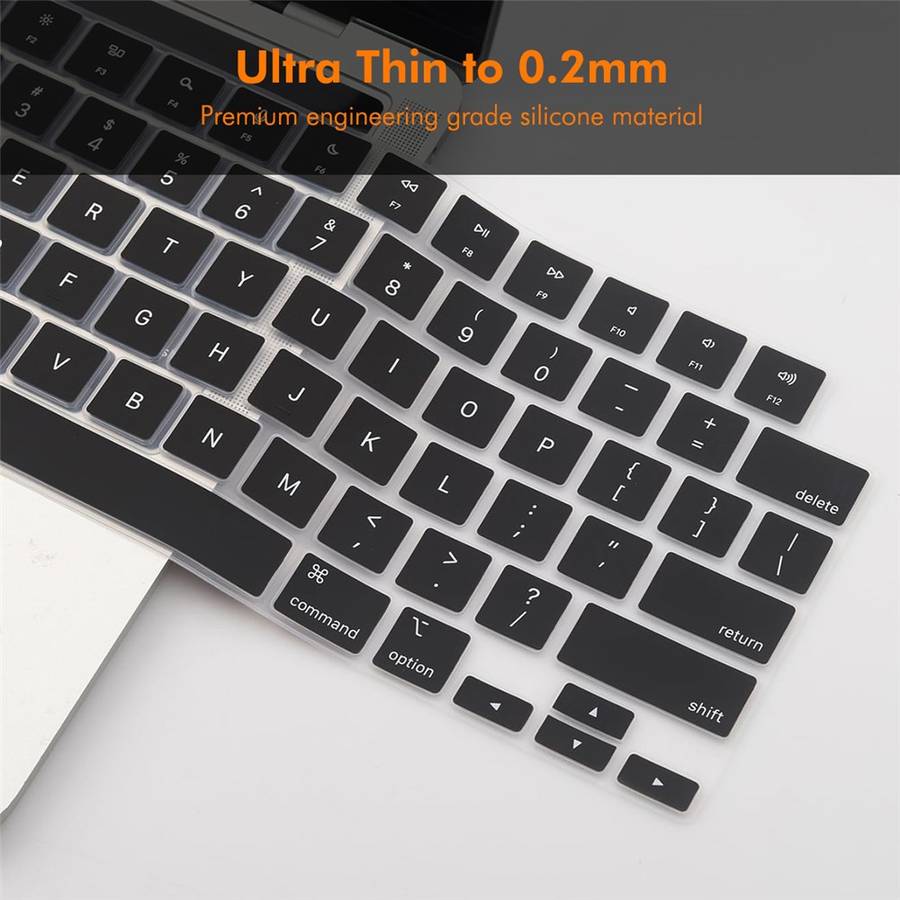 MacBook Pro 14.2 / Pro 16.2 / Air 13.6 / Air 15.3 ENKAY US Version Keyboard Cover Soft Silicone Prot