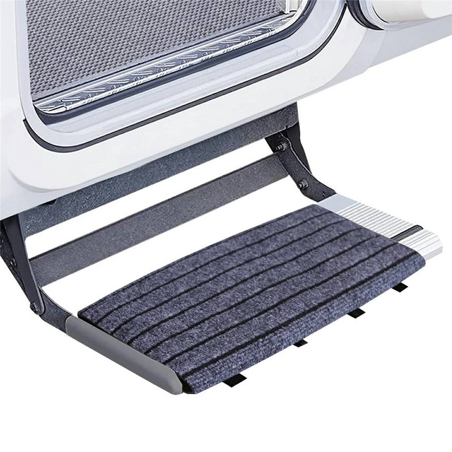 Adjustable RV Step Cover Anti Slip Mat For Camper Trailer Easy Clean Dirt Protection Mat