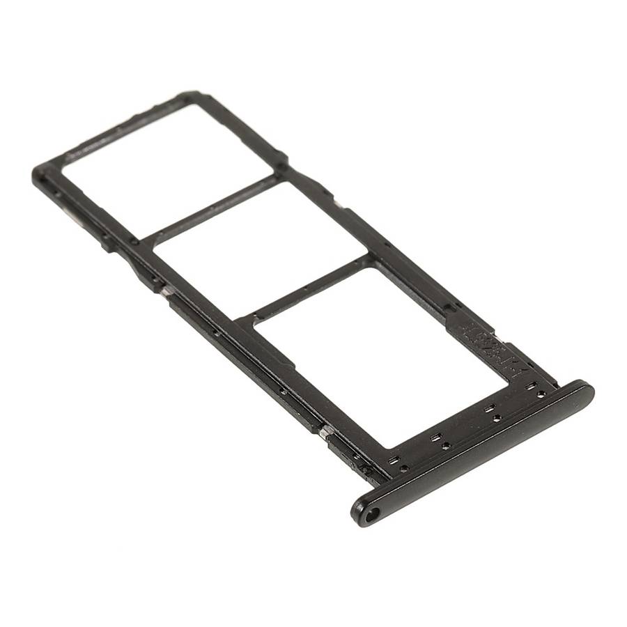 OEM Dual SIM + TF Card Tray Holder Replacement (without Logo) for Samsung Galaxy A03s (164.2mm) - Bl