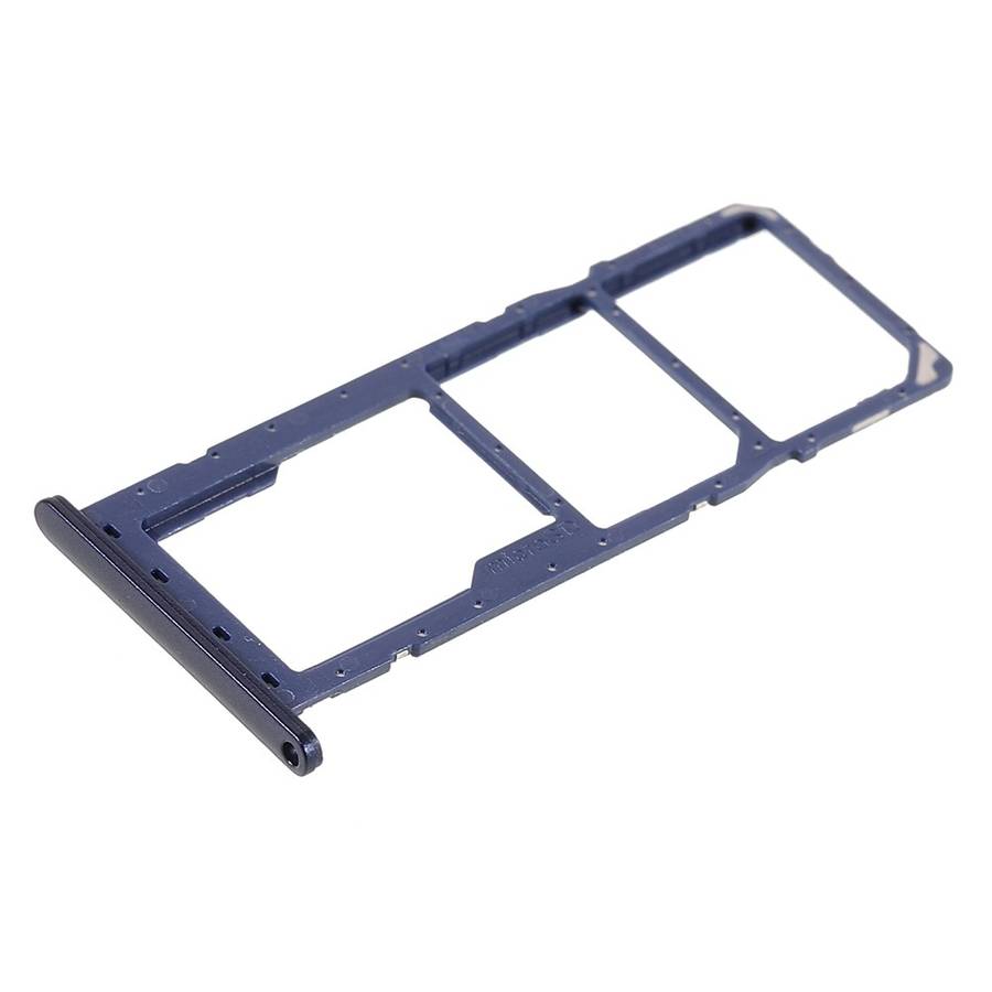 OEM Dual SIM + TF Card Tray Holder Replacement (without Logo) for Samsung Galaxy A03s (164.2mm) - Bl