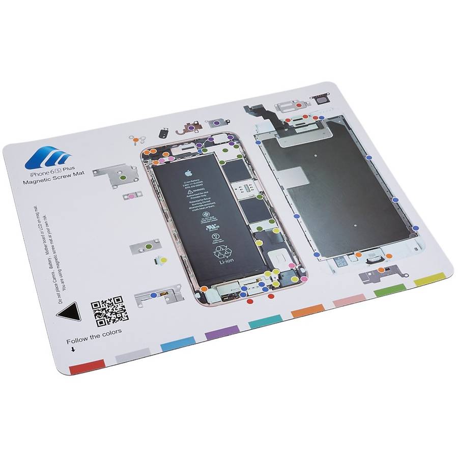 KAIGEXIN Magnetic Screw Mat for iPhone 6s Plus 5.5-inch Magnetic Screw Work Pad Screws Holder