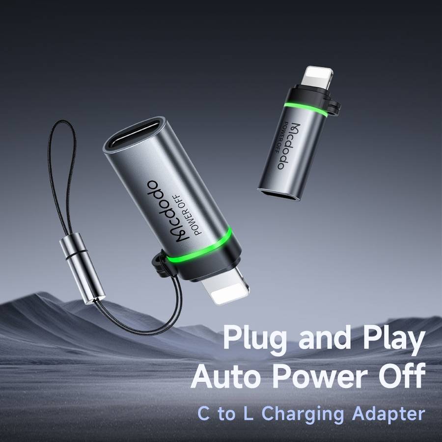 MCDODO OT-2590 Type-C Female to Lightning Male 36W Adapter Data Transmission Auto Power Off